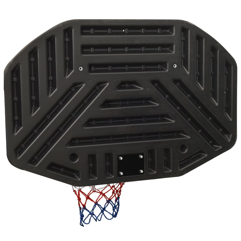 Basketbalbord Polyetheen 109 x 71 x 3 cm Zwart