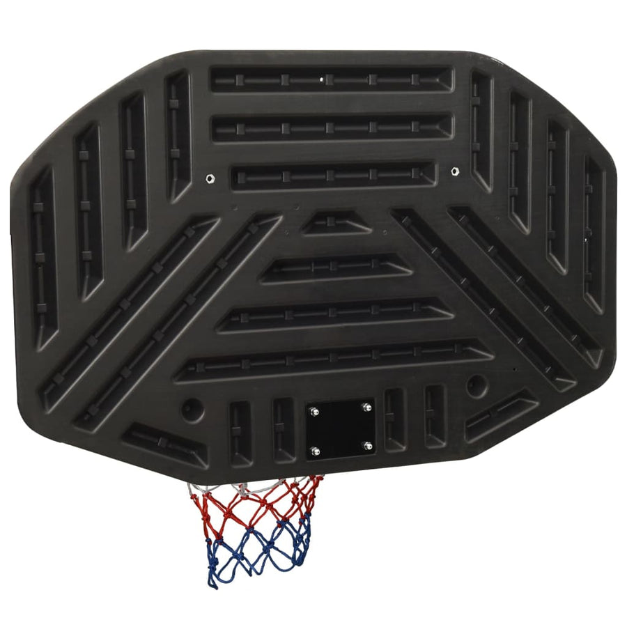 Basketbalbord Polyetheen 109 x 71 x 3 cm Zwart