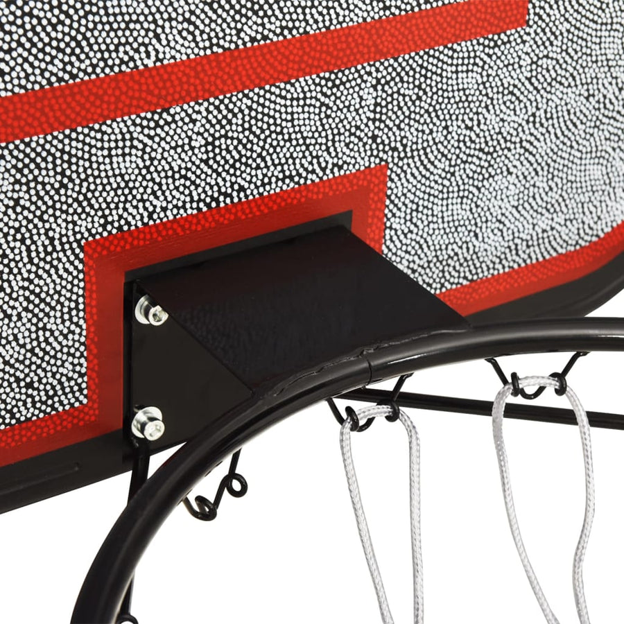 Basketbalbord Polyetheen 109 x 71 x 3 cm Zwart