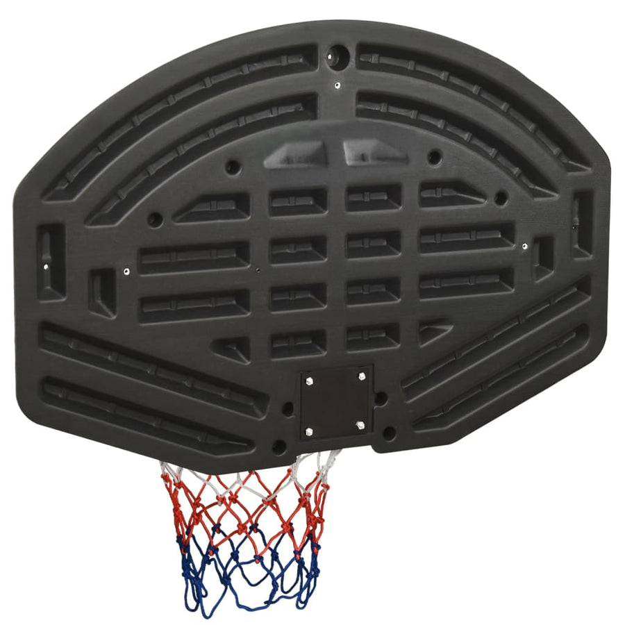 Basketbalbord Polyetheen 90 x 60 x 2 cm Zwart