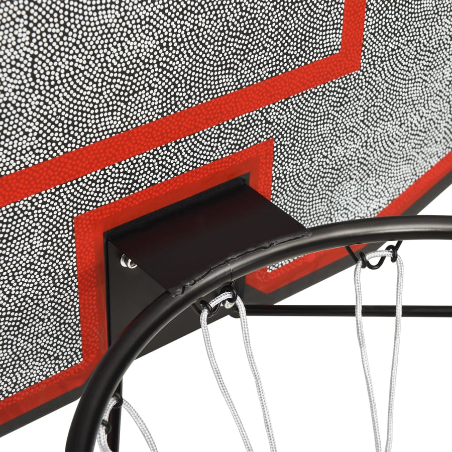 Basketbalbord Polyetheen 90 x 60 x 2 cm Zwart