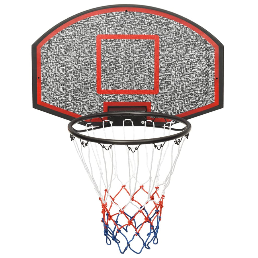 Basketbalbord Polyetheen 71 x 45 x 2 cm Zwart