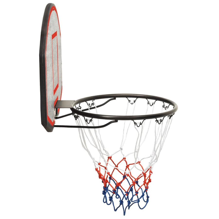 Basketbalbord Polyetheen 71 x 45 x 2 cm Zwart