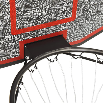 Basketbalbord Polyetheen 71 x 45 x 2 cm Zwart