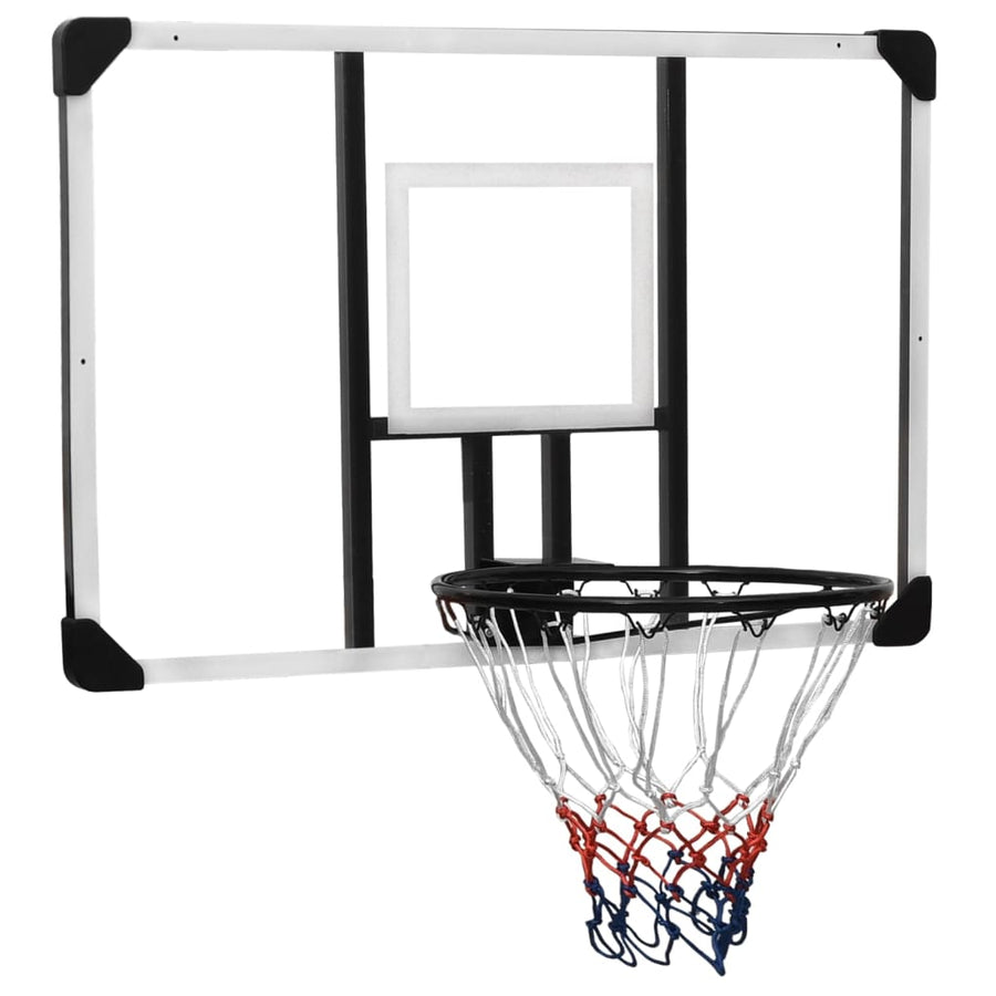 Basketbalbord Polycarbonaat Transparant 106 x 69 x 3 cm