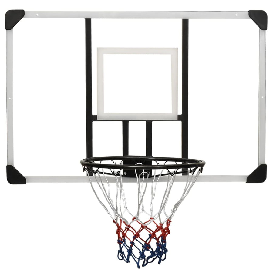 Basketbalbord Polycarbonaat Transparant 106 x 69 x 3 cm