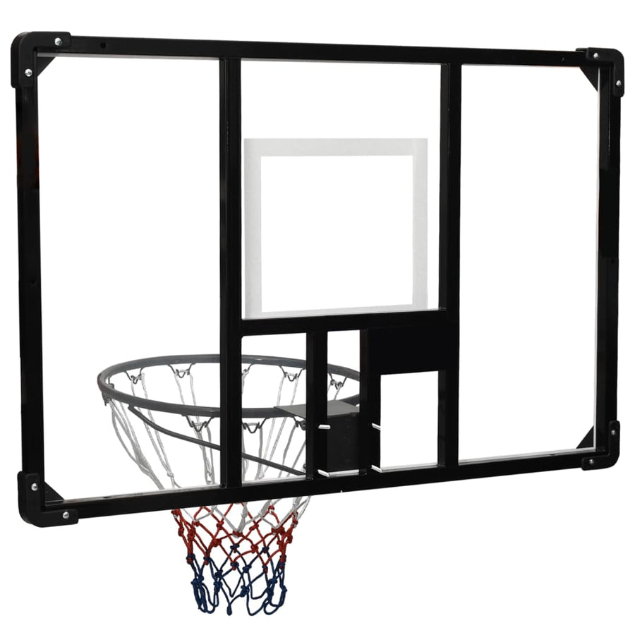 Basketbalbord Polycarbonaat Transparant 106 x 69 x 3 cm