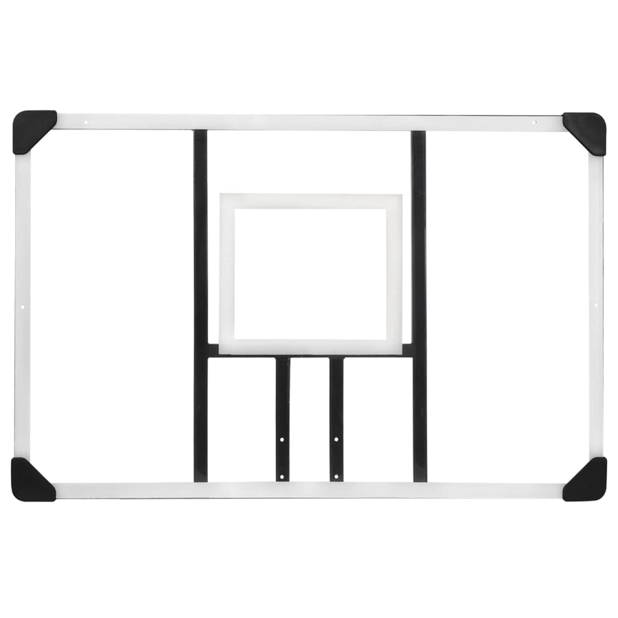 Basketbalbord Polycarbonaat Transparant 106 x 69 x 3 cm