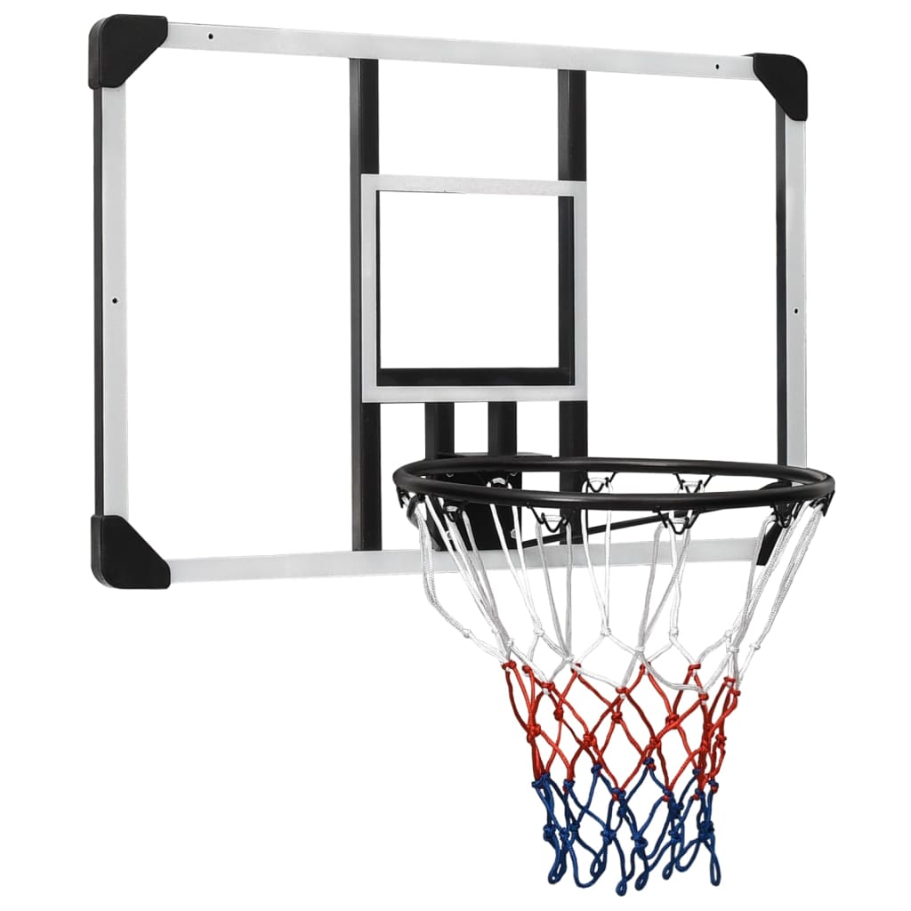 Basketbalbord 90X60X2,5 Cm Polycarbonaat Transparant 90 x 60 x 2.5 cm