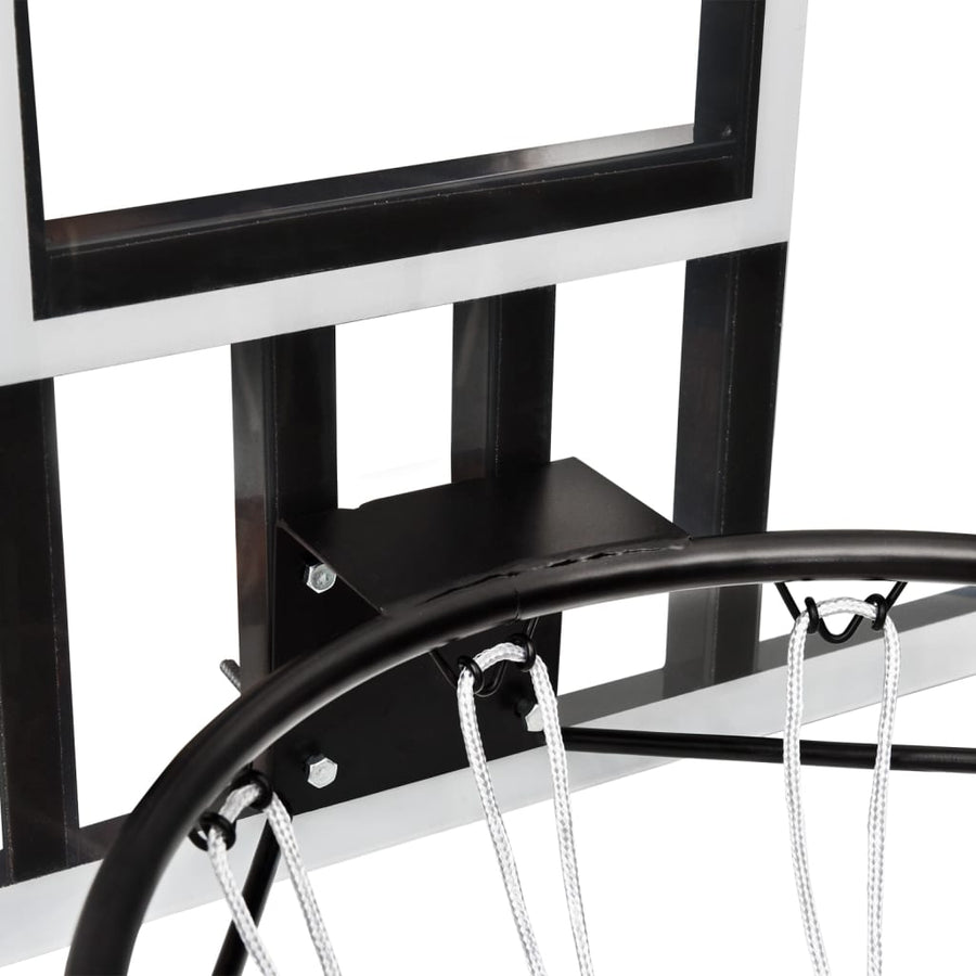 Basketbalbord 90X60X2,5 Cm Polycarbonaat Transparant 90 x 60 x 2.5 cm