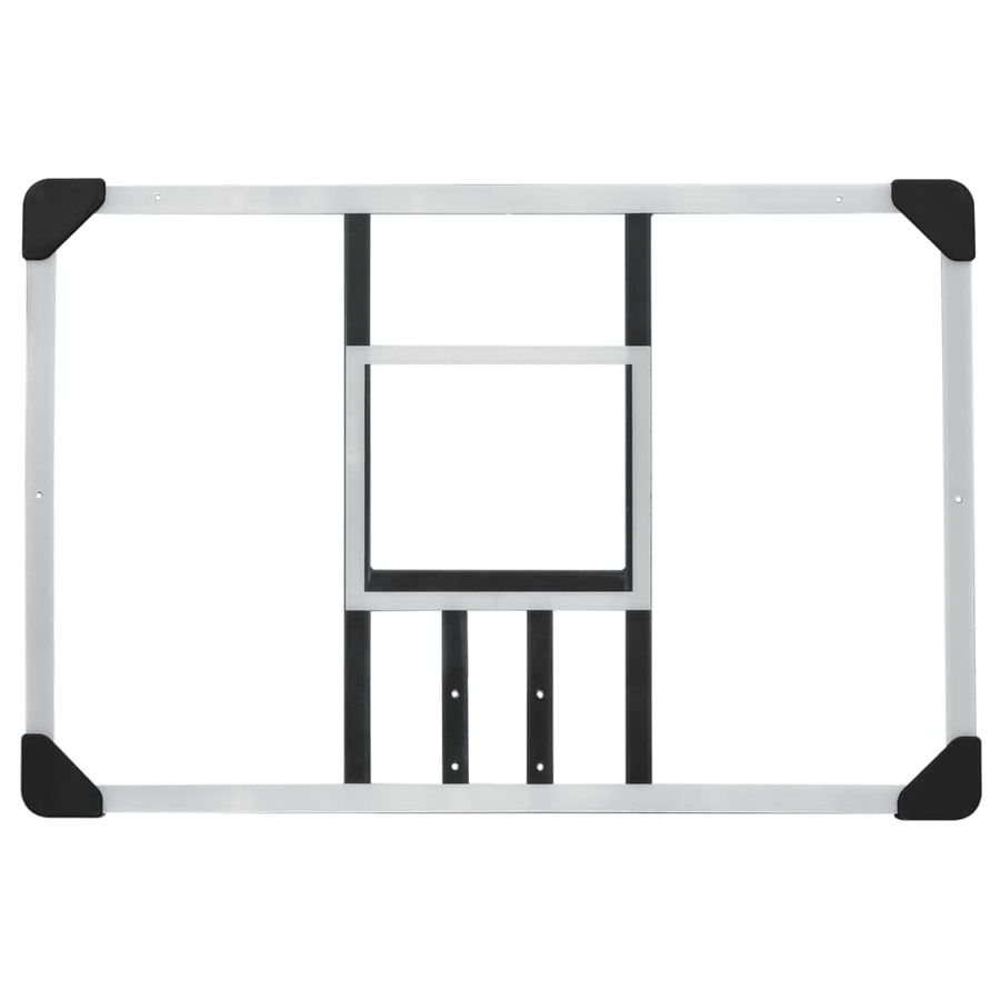 Basketbalbord 90X60X2,5 Cm Polycarbonaat Transparant 90 x 60 x 2.5 cm