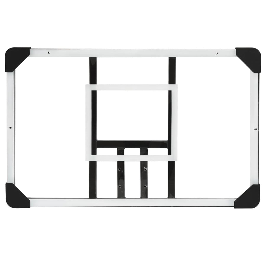 Basketbalbord 71X45X2,5 Cm Polycarbonaat Transparant 71 x 45 x 2.5 cm