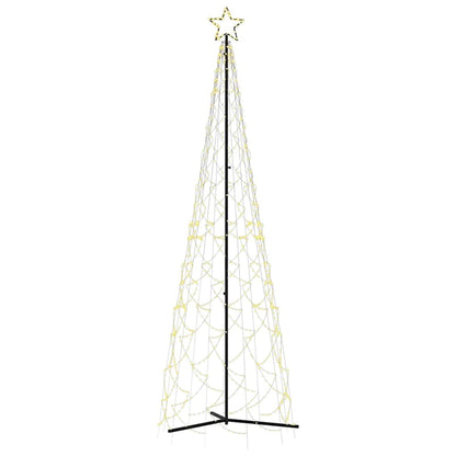Kerstkegelboom warmwit 500 LED's 100x300 cm