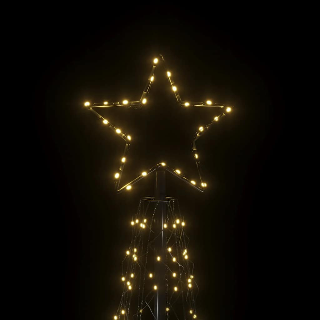 Kerstkegelboom warmwit 500 LED's 100x300 cm