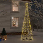Kerstkegelboom 100x300 cm warmwit 500 LED's