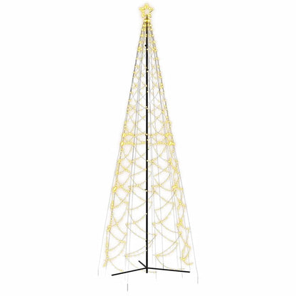 Kerstkegelboom warmwit 1400 LED's 160x500 cm