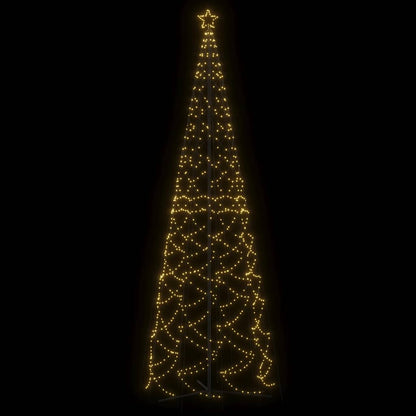 Kerstkegelboom warmwit 1400 LED's 160x500 cm