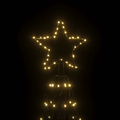 Kerstkegelboom warmwit 1400 LED's 160x500 cm