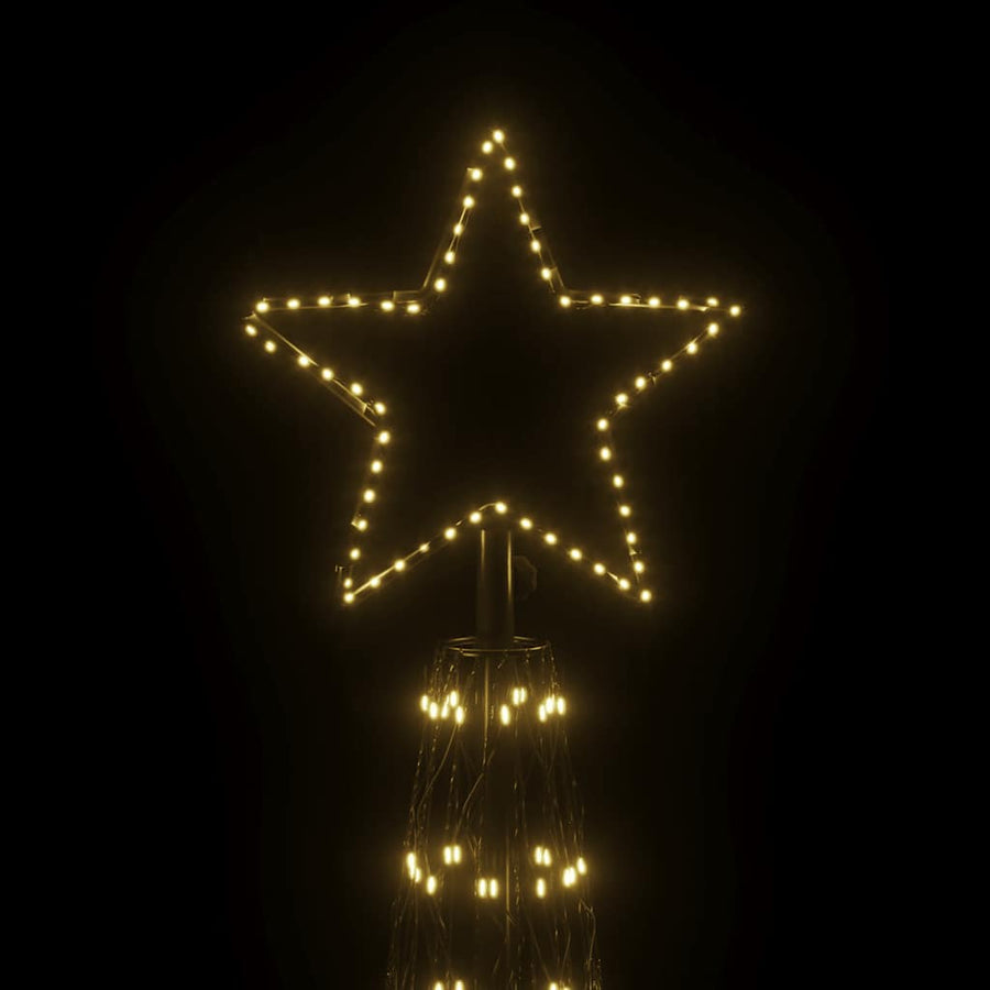 Kerstkegelboom warmwit 3000 LED's 230x800 cm