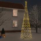 Kerstboom Kegel 230x800 cm warmwit 3000 LED