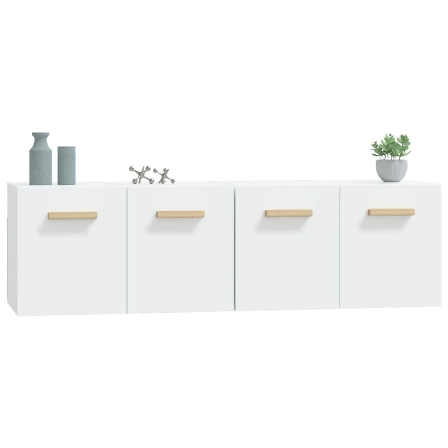 Wandkasten 2 St 60X36,5X35 Cm Bewerkt Hout 60 x 36.5 x 35 cm