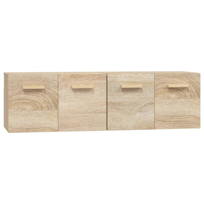 Wandkasten 2 St 60X36,5X35 Cm Bewerkt Hout Sonoma Eikenkleurig 1