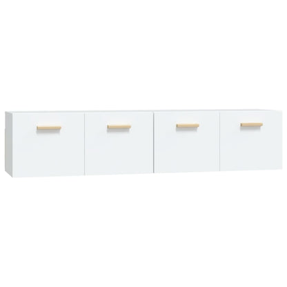 Wandkasten 2 St 80X35X36,5 Cm Bewerkt Hout 80 x 35 x 36.5 cm