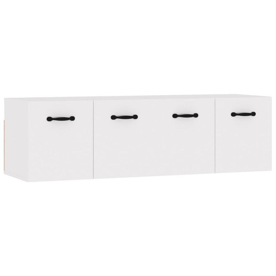 Wandkasten 2 St 80X35X36,5 Cm Bewerkt Hout 80 x 35 x 36.5 cm