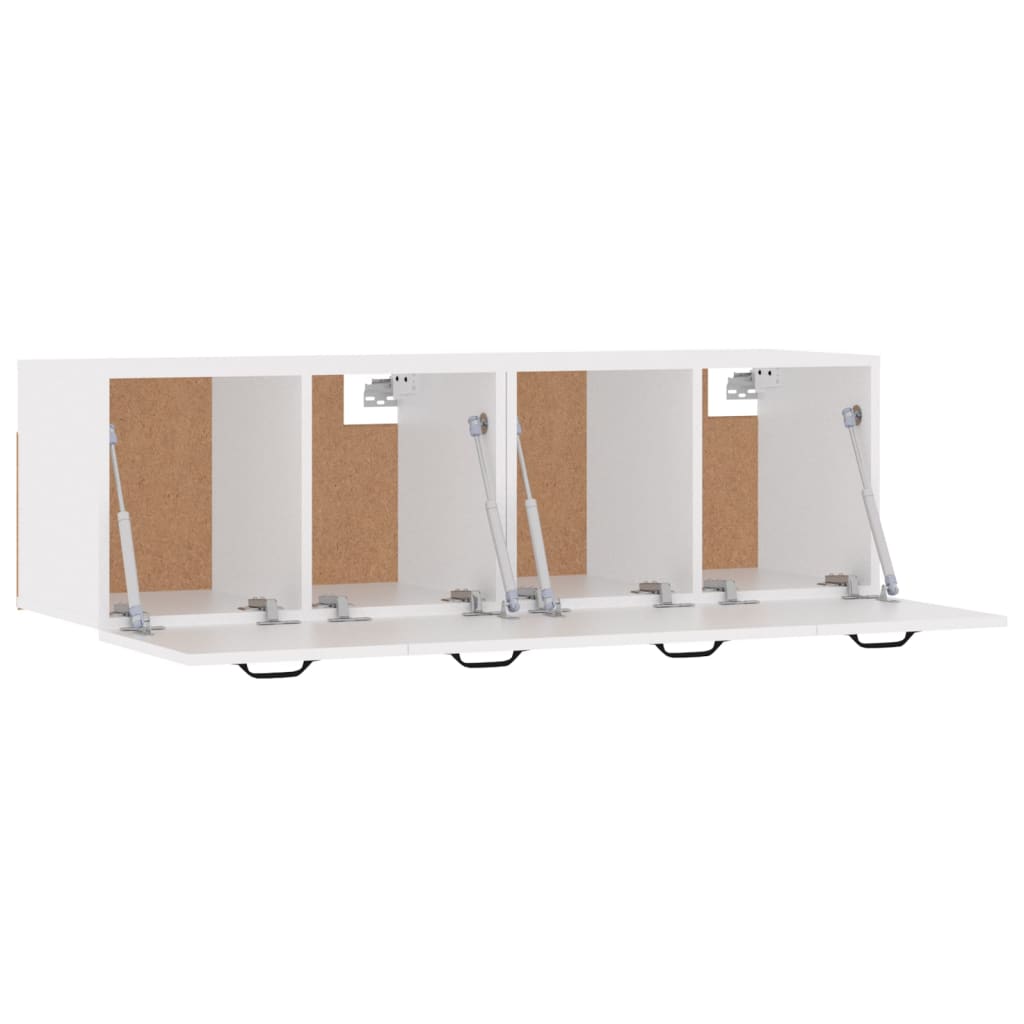 Wandkasten 2 St 80X35X36,5 Cm Bewerkt Hout 80 x 35 x 36.5 cm