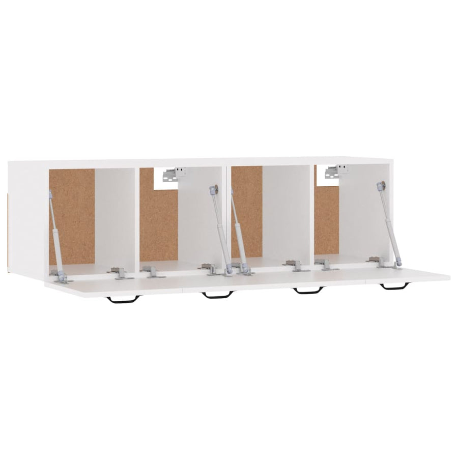 Wandkasten 2 St 80X35X36,5 Cm Bewerkt Hout 80 x 35 x 36.5 cm