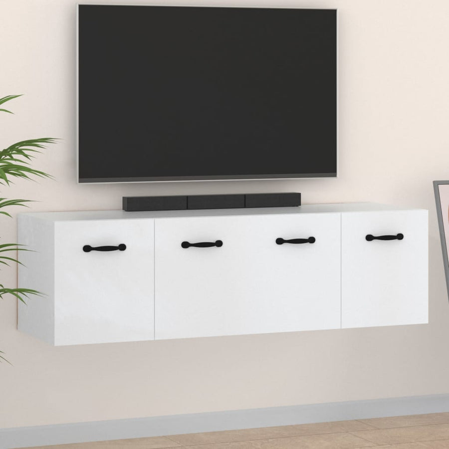 Wandkasten 2 St 80X35X36,5 Cm Bewerkt Hout 80 x 35 x 36.5 cm