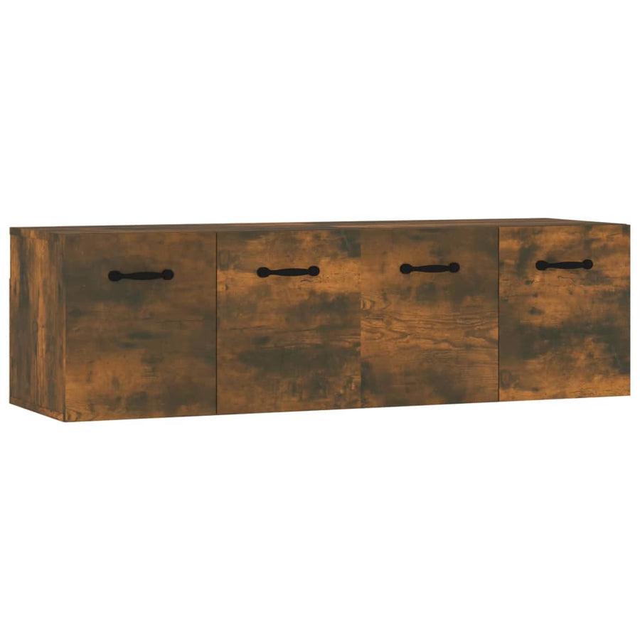 Wandkasten 2 St 80X35X36,5 Cm Bewerkt Hout Kleur 80 x 35 x 36.5 cm