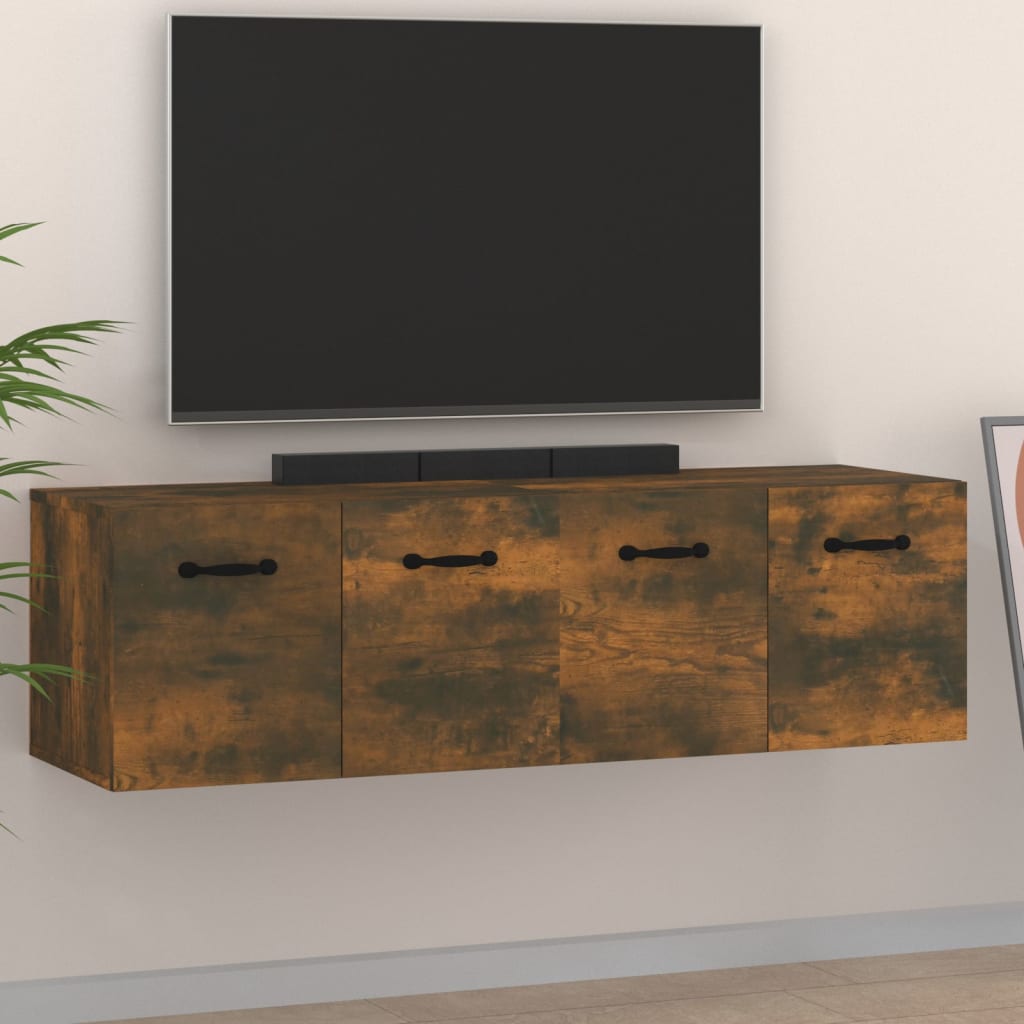 Wandkasten 2 St 80X35X36,5 Cm Bewerkt Hout Kleur 80 x 35 x 36.5 cm