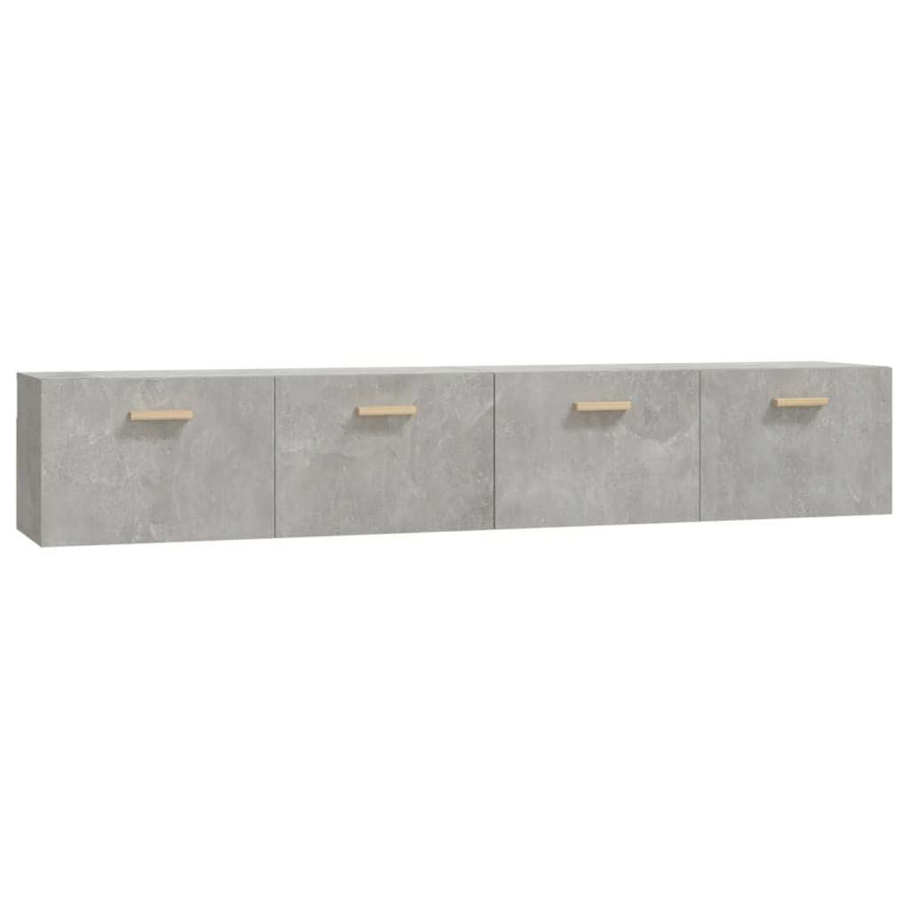 Wandkasten 2 St 100X36,5X35 Cm Bewerkt Hout 100 x 36.5 x 35 cm