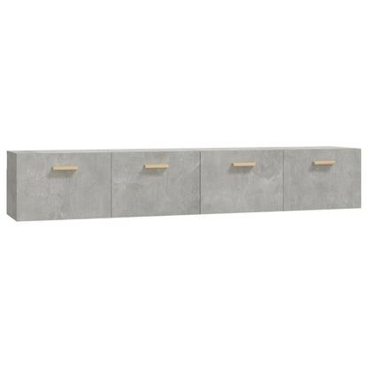 Wandkasten 2 St 100X36,5X35 Cm Bewerkt Hout 100 x 36.5 x 35 cm
