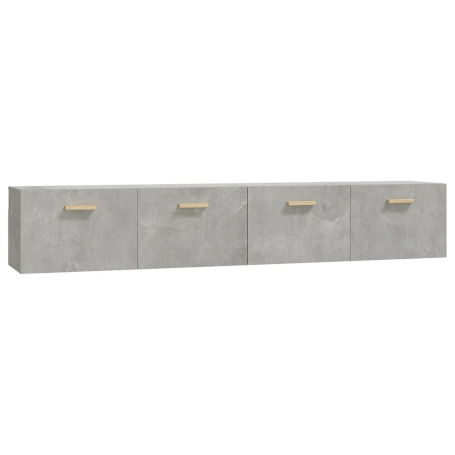 Wandkasten 2 St 100X36,5X35 Cm Bewerkt Hout 100 x 36.5 x 35 cm