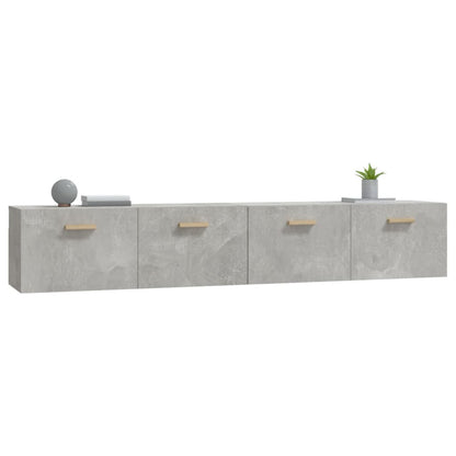 Wandkasten 2 St 100X36,5X35 Cm Bewerkt Hout 100 x 36.5 x 35 cm