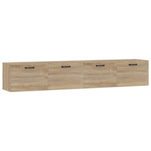 Wandkasten 2 St 100X36,5X35 Cm Bewerkt Hout Kleurig 100 x 36.5 x 35 cm