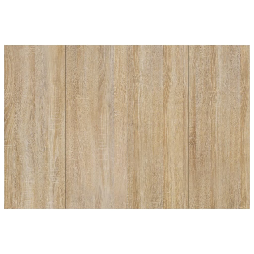 Hoofdbord Met Kastjes Bewerkt Hout Kleurig 1 Sonoma eiken