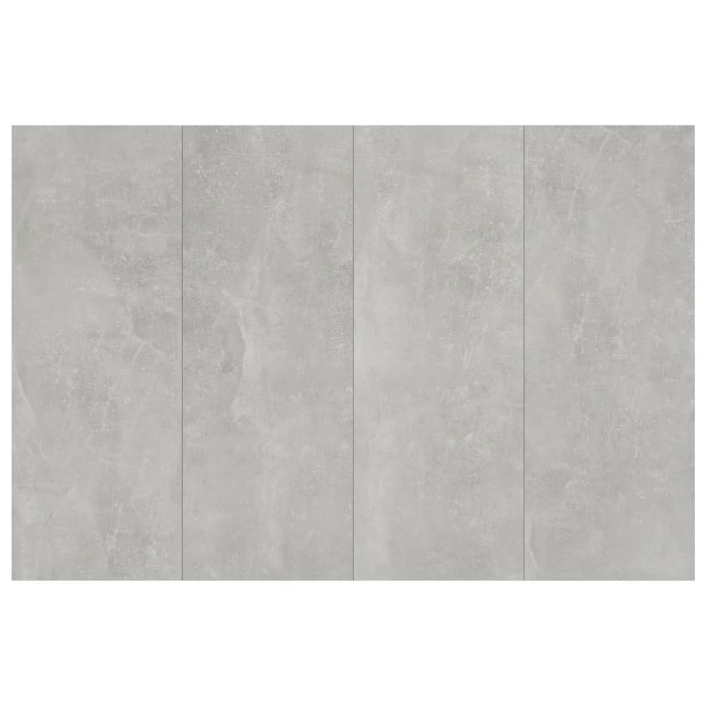 Hoofdbord Met Kastjes Bewerkt Hout 1 Betongrijs