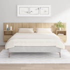 Headboard with cupboards processed wood Sonoma oak colour