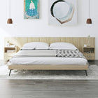 Headboard with cupboards processed wood Sonoma oak colour