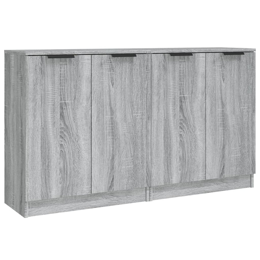 Dressoirs 60X30X70 Cm Bewerkt Hout Eikenkleur Grijs sonoma