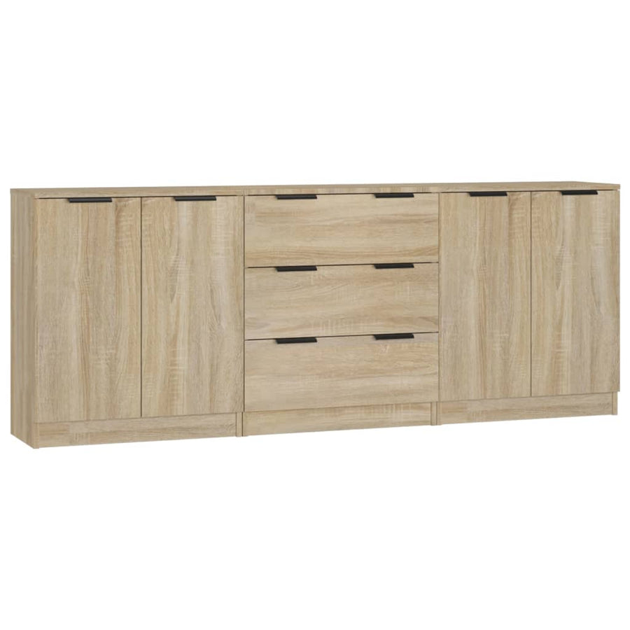 Dressoirs Bewerkt Hout Kleurig Sonoma eiken