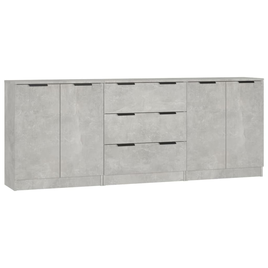 Dressoirs Bewerkt Hout Betongrijs