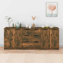 Dressoirs Bewerkt Hout Kleurig Gerookt eiken