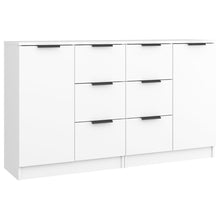 Dressoirs 2 St 60X30X70 Cm Bewerkt Hout Wit