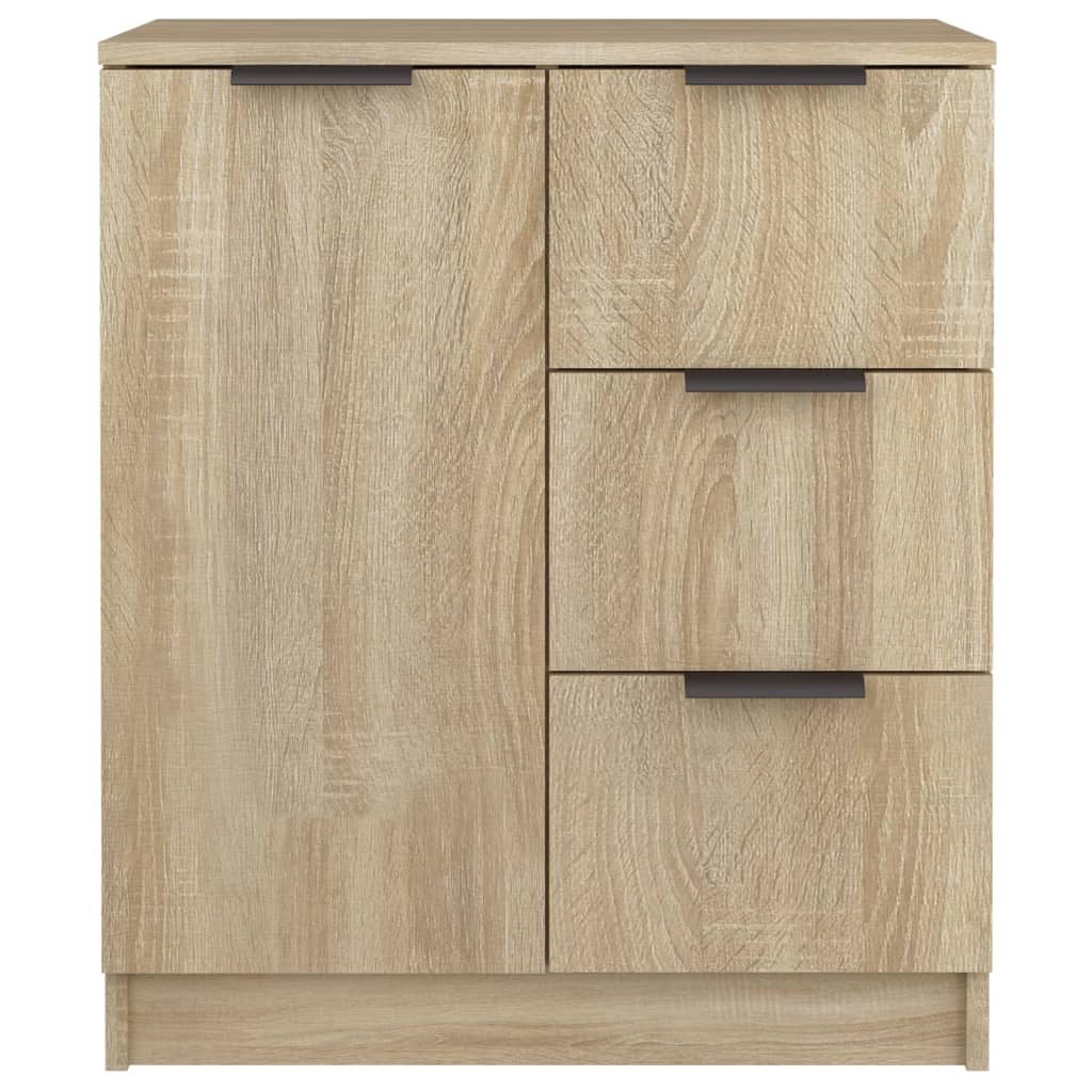 Dressoirs 2 St 60X30X70 Cm Bewerkt Hout Sonoma Eikenkleurig