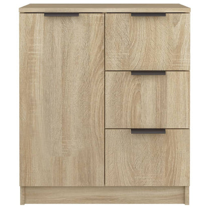Dressoirs 2 St 60X30X70 Cm Bewerkt Hout Sonoma Eikenkleurig