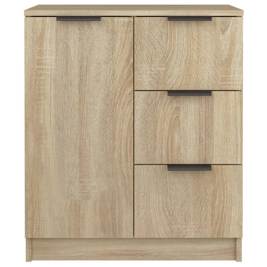 Dressoirs 2 St 60X30X70 Cm Bewerkt Hout Sonoma Eikenkleurig